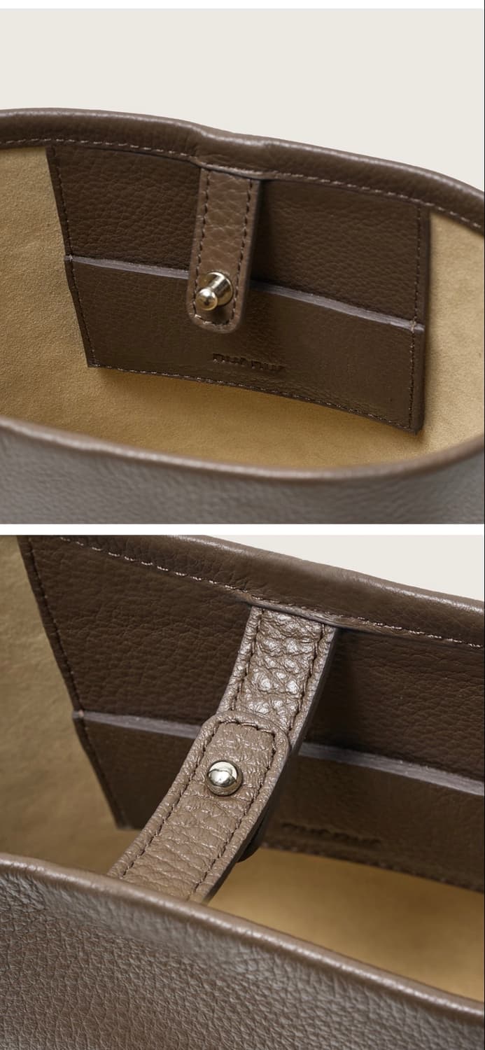 넛넛 Roe Mini Bucket Bag - BROWN 상품이미지7