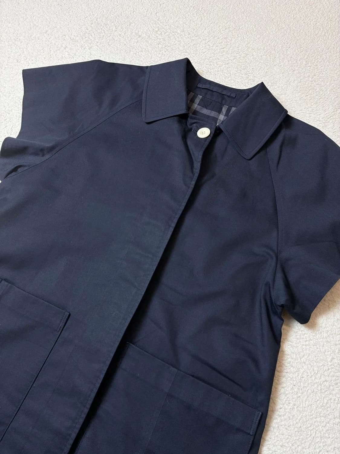 버버리 90's 개버딘 반팔 트렌치코트 PN7510 상품이미지2