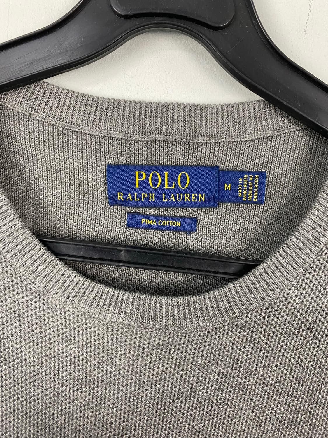 폴로 랄프로렌 그레이 와플 니트 M 상품이미지4