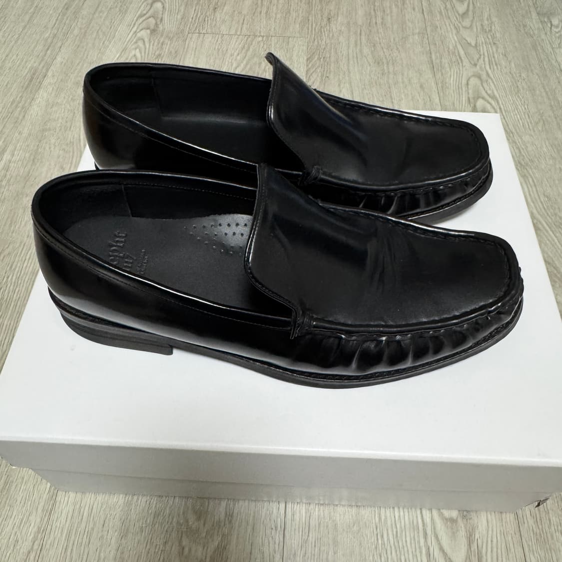 [270] 조셉트 bell 천연소가죽 셔링로퍼 상품이미지4