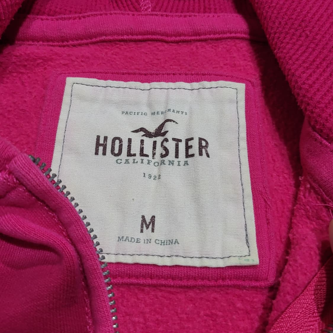 (여성) 홀리스터 후드집업 핑크 (M) 상품이미지4