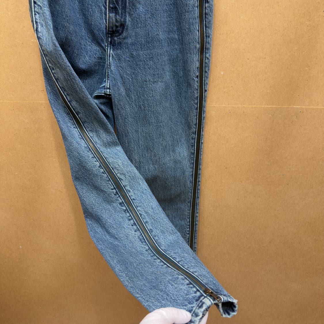 (희귀) 90s 빈티지 게스 사이드 지퍼 데님팬츠 상품이미지3