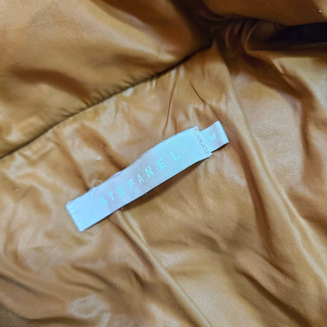 스테파넬(STEFANEL) 벨트 스트렙 다운 크롭 패딩 M size 상품이미지5