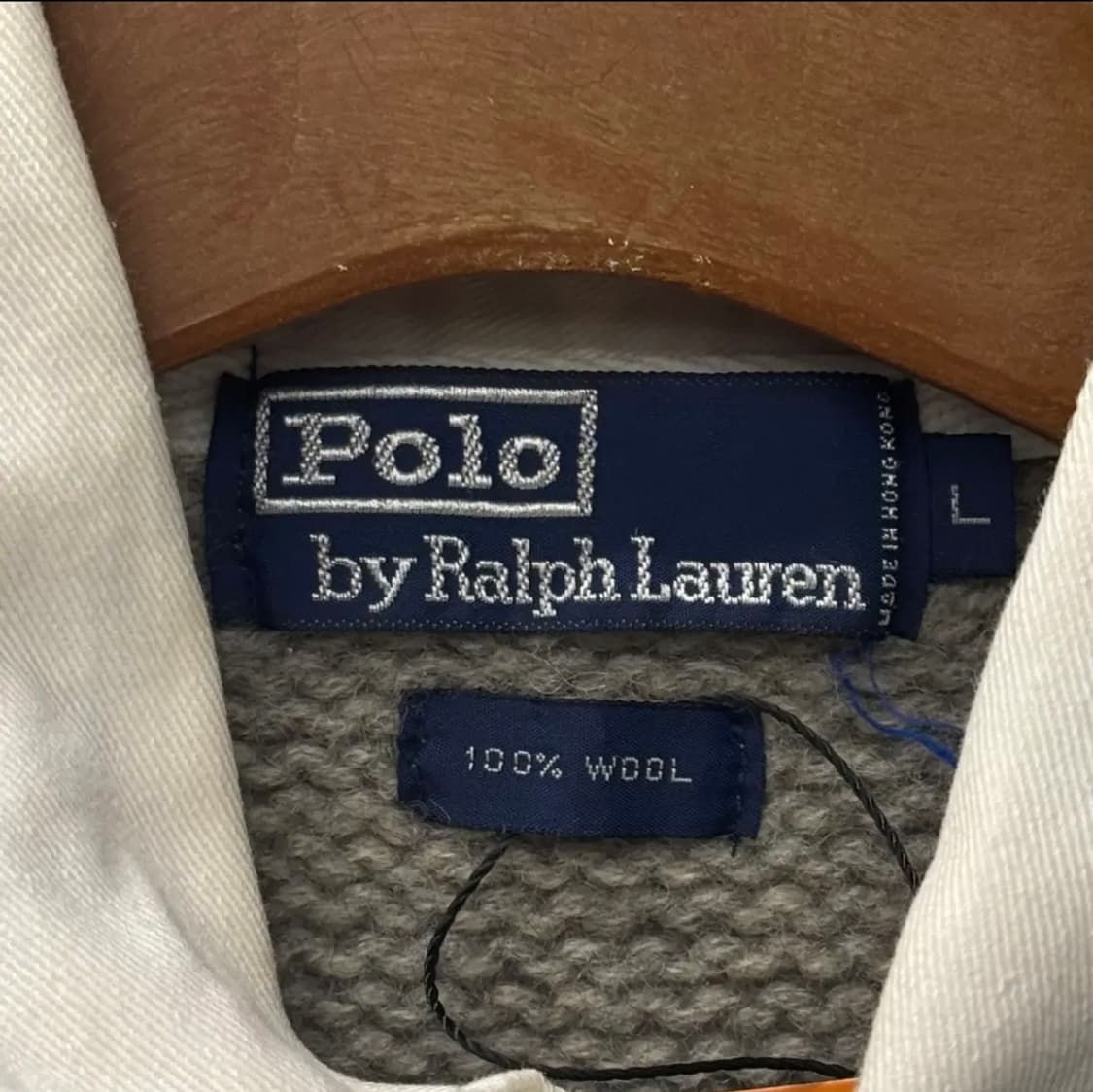 90s 폴로 랄프로렌 헤비 울 클래식 프레피 와펜 럭비 니트 상품이미지3