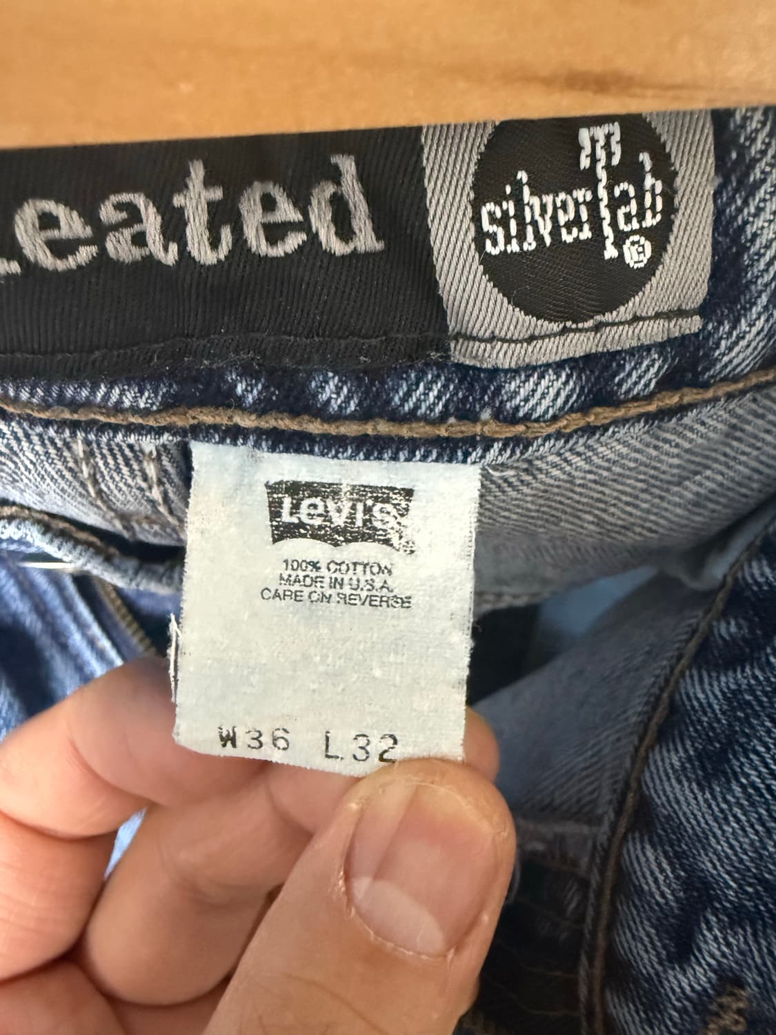 리바이스 실버탭 배기90s usa 36 팝니다. 상품이미지6