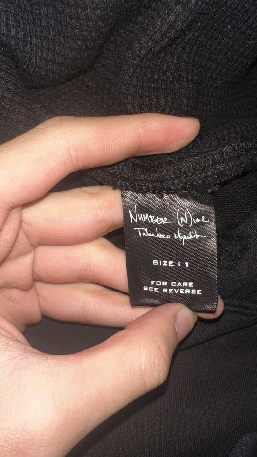 Number (n)ine hoodie 상품이미지3