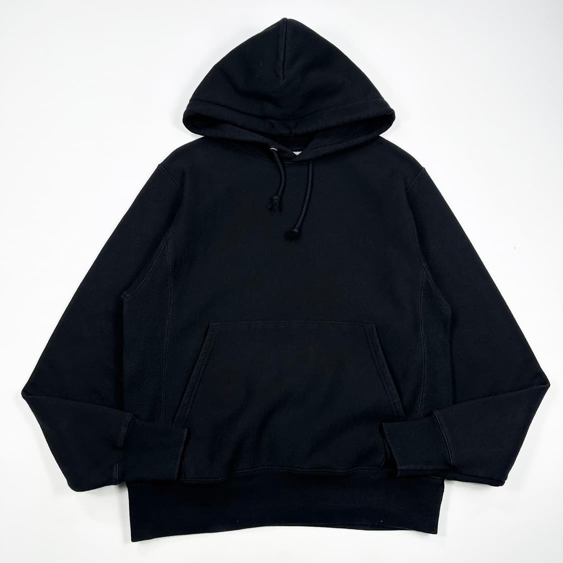 챔피온 리버스위브 블랙 헤비 후드티 (S) 상품이미지2