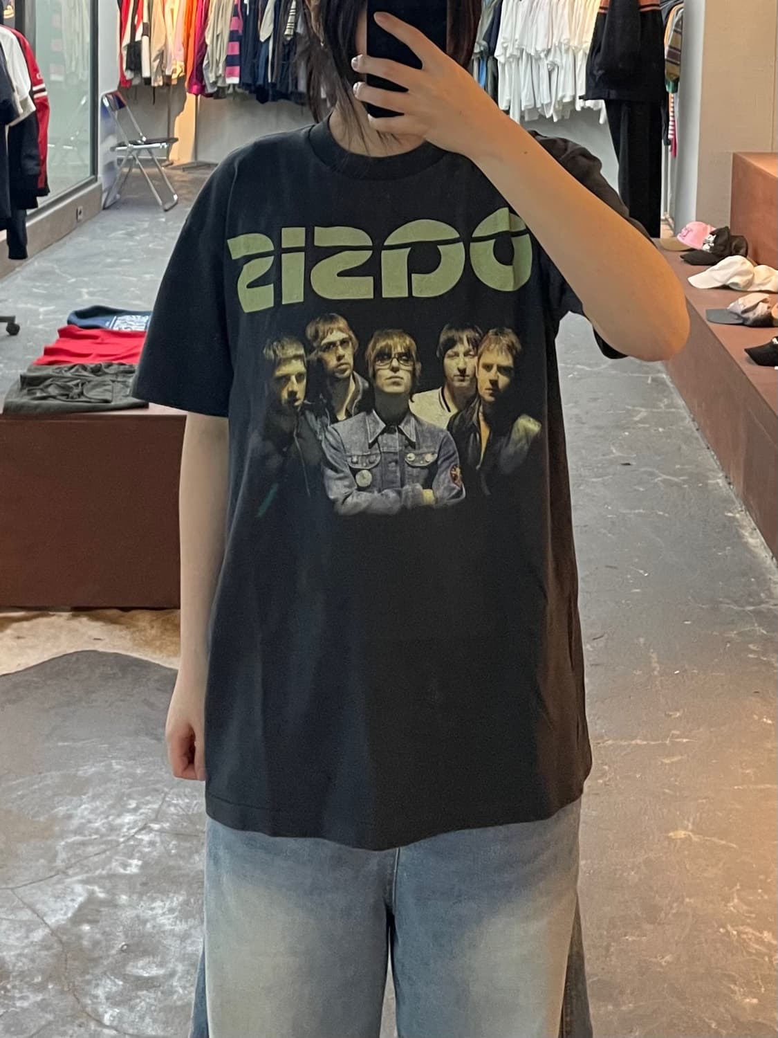 빈티지 오아시스 프린팅 반팔 H2395 상품이미지1