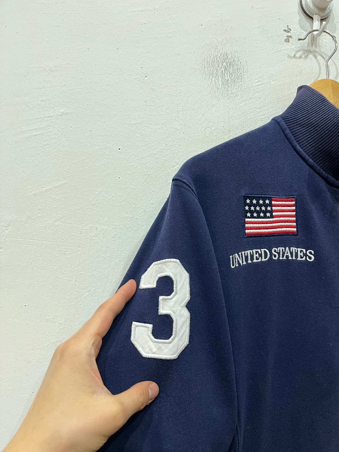 폴로랄프로렌 빅포니 USA 성조기 집업 자켓 우먼즈 상품이미지6