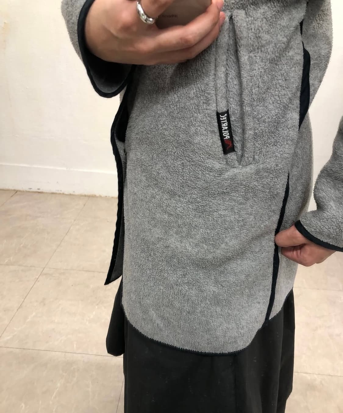 베이프 플리스 코트 야상 상품이미지4