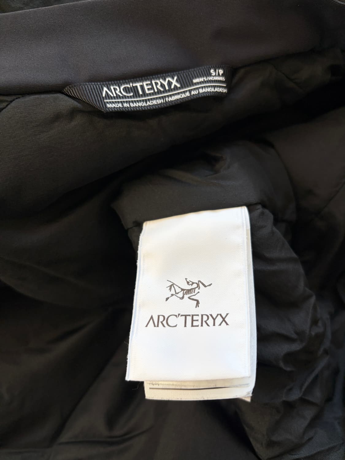 빔즈 x 아크테릭스 아톰 AR 후디 블랙 오렌지 BEAMS  Atom  상품이미지4