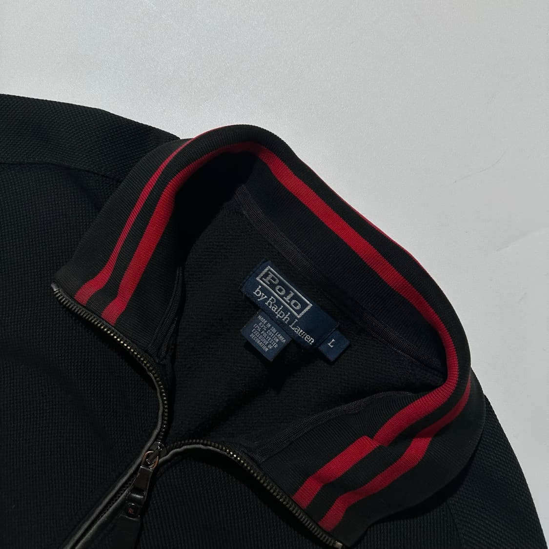 폴로 랄프로렌 빅포니 레더 트림 엘보패치 집업 니트 가디건 상품이미지5