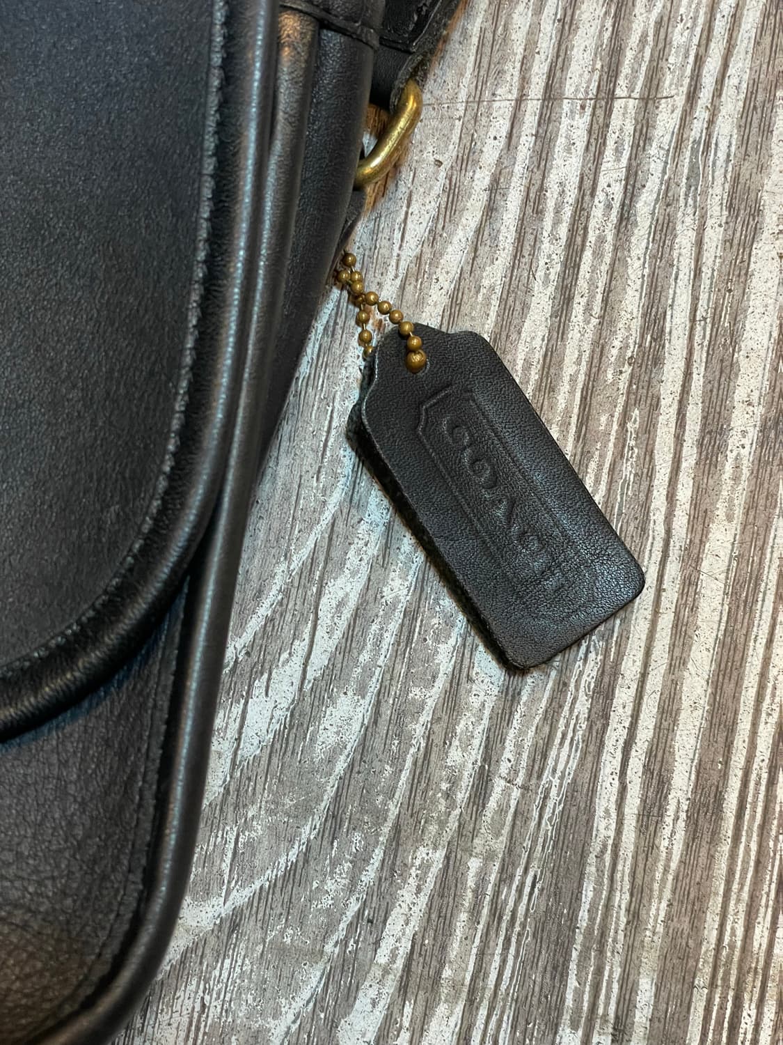 코치 9790 시티백 블랙 레더 숄더백 크로스백 상품이미지5