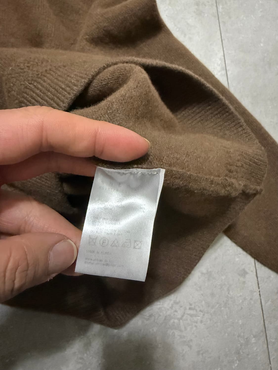 SHTR [셔터]  브라운  헤비 울  빈티지 니트  95size 상품이미지4