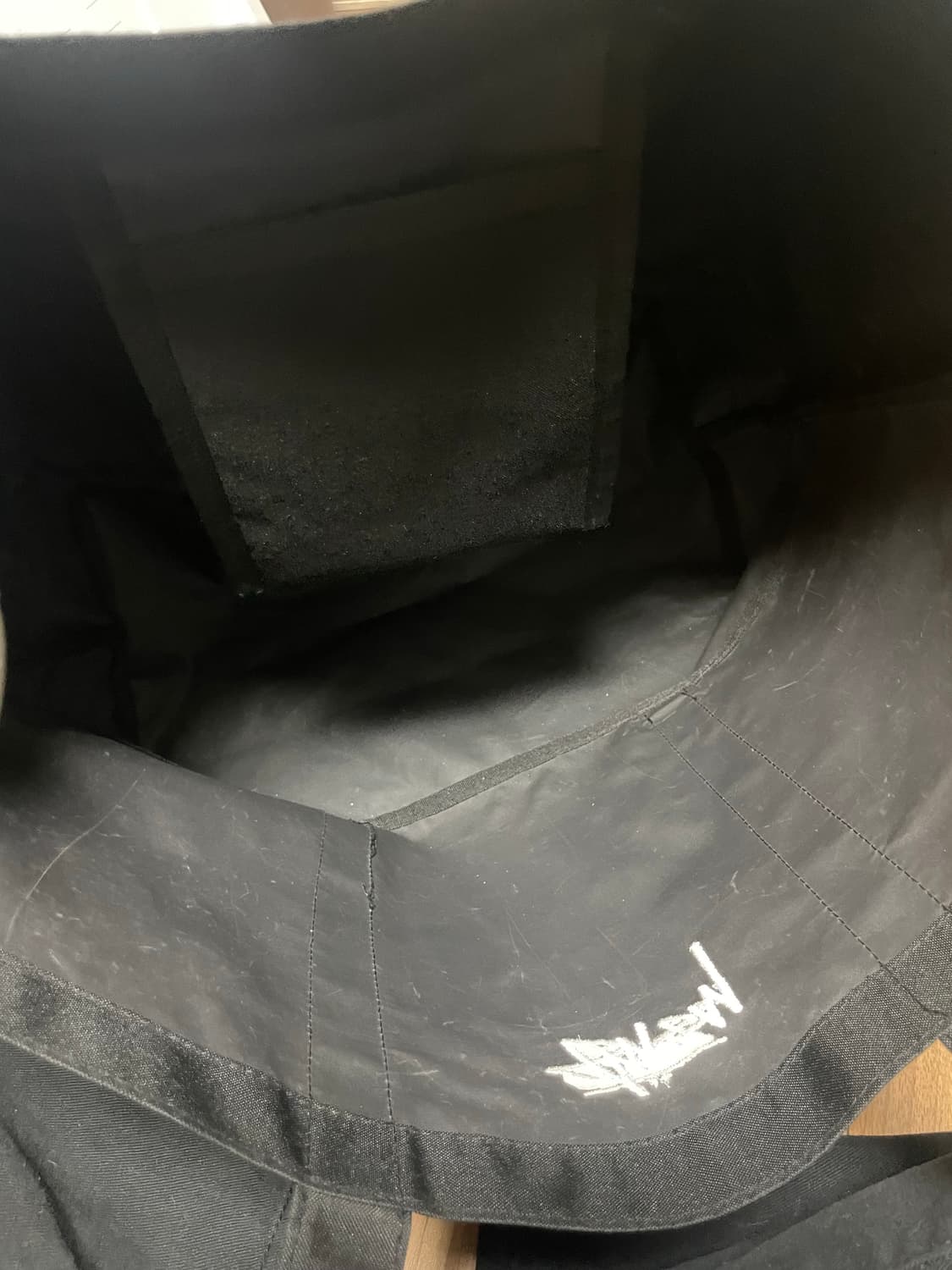 stussy 스투시 블랙 토트백 (잡지부록) 상품이미지2