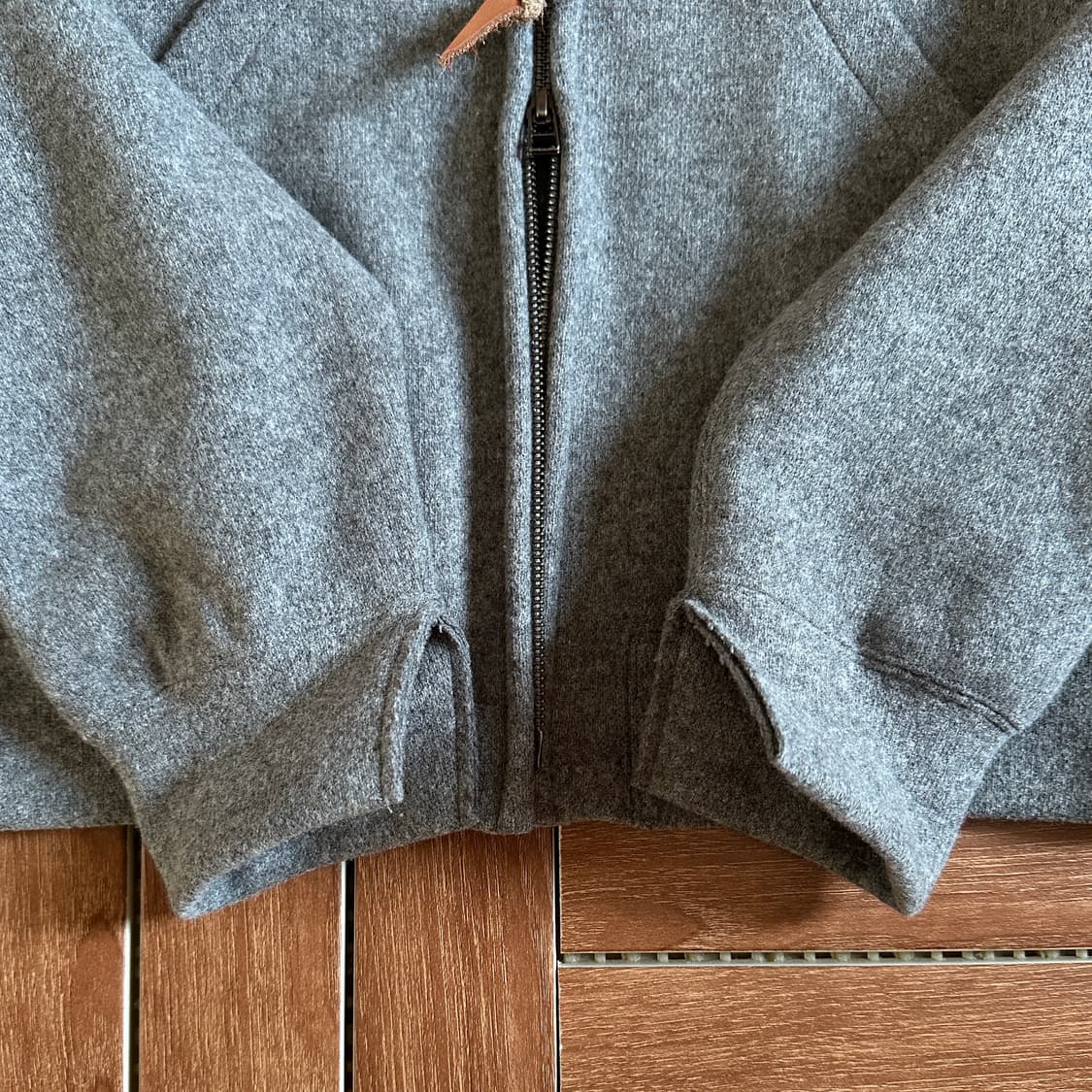 Sunsea wool melton zip-up hoodie 상품이미지5