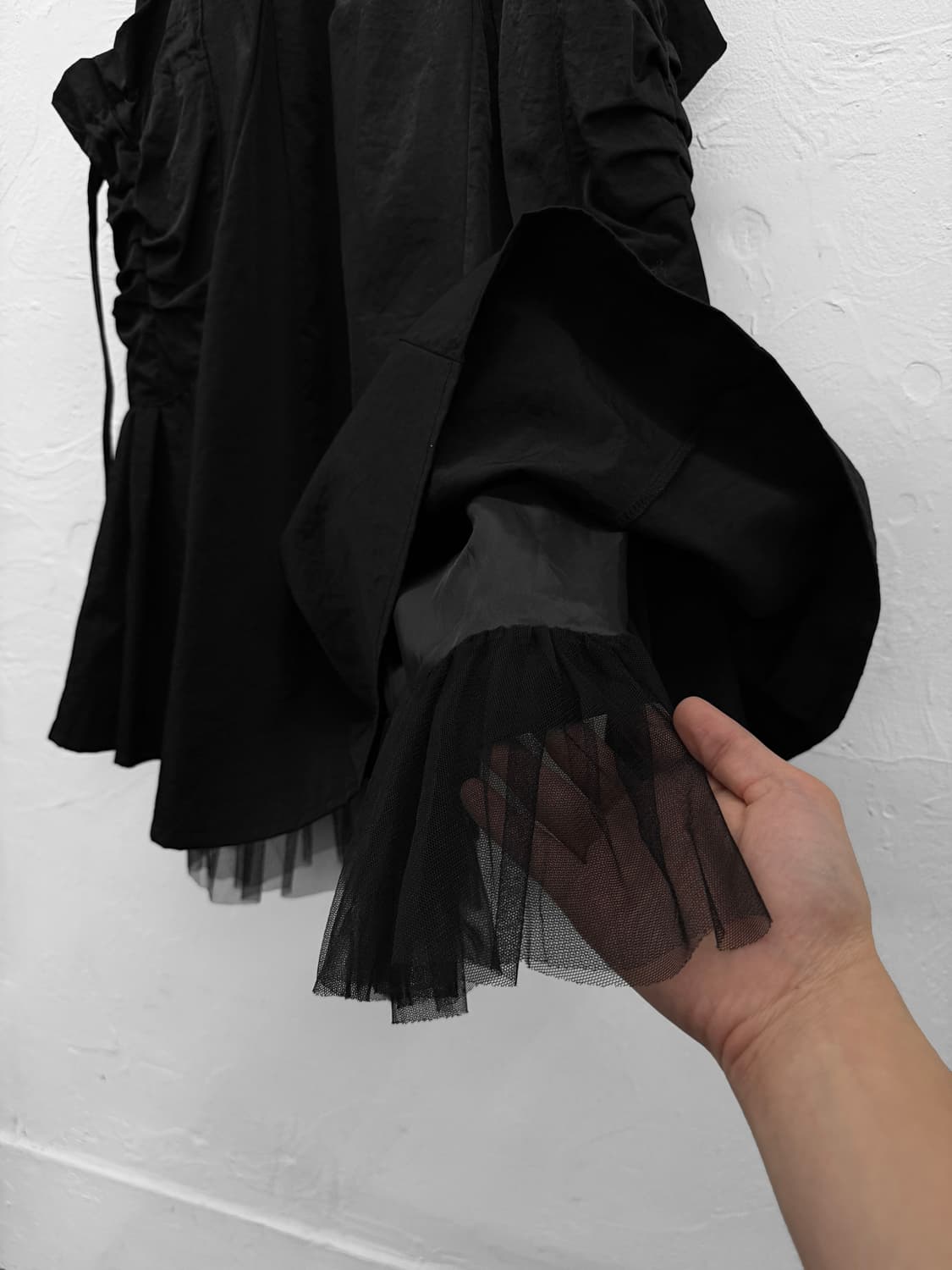 aneel.k 레이어드 샤 카고 스커트 상품이미지3