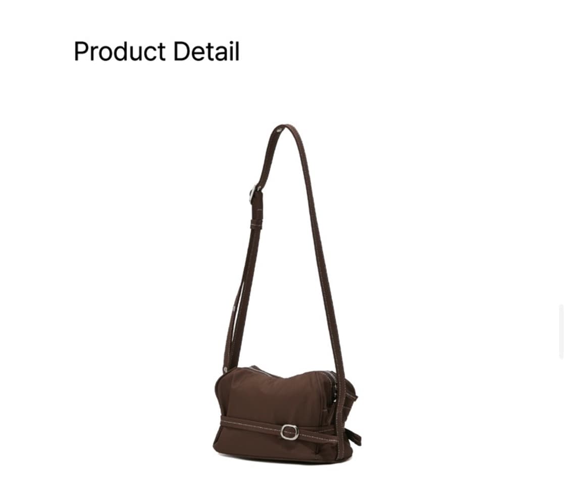 혜키(hyeki) 브라운 데일리 숄더/크로스백 상품이미지1