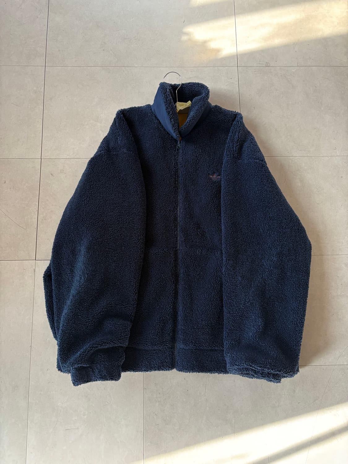 아디다스 네이비 오버핏 빅파이어버드 후리스 상품이미지6