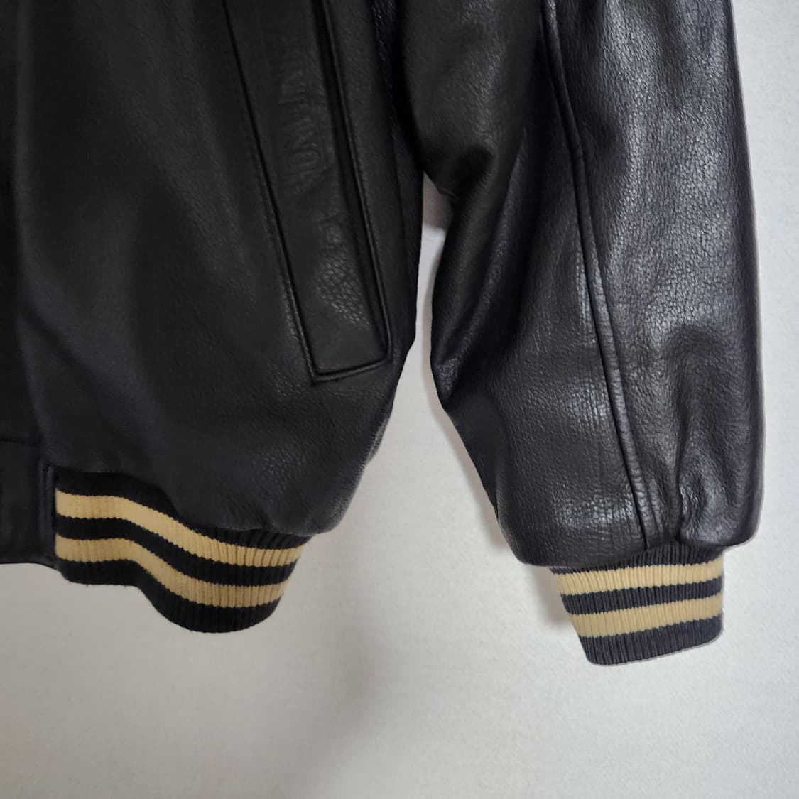 90s 브랜따노 양가죽 항공 점퍼 100 상품이미지3