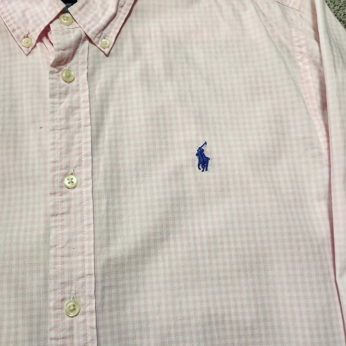 폴로 랄프로렌 잔체크 셔츠 상품이미지2