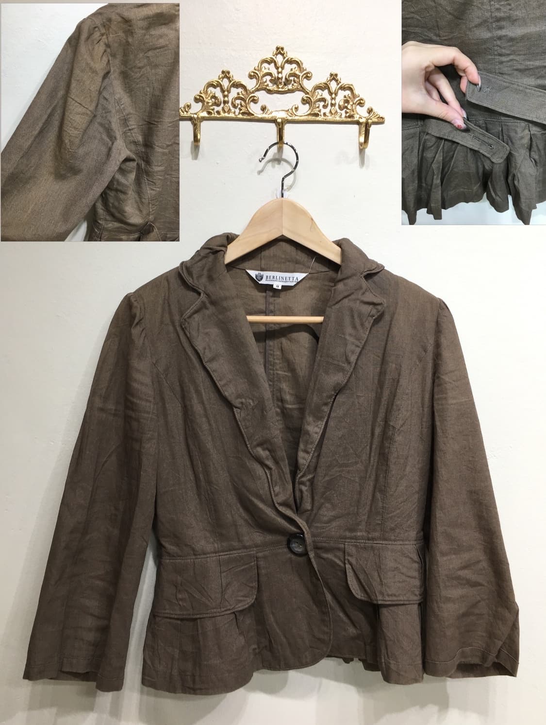 빈티지 아카이브깔 유니크 블레이저 코디세트 상품이미지4