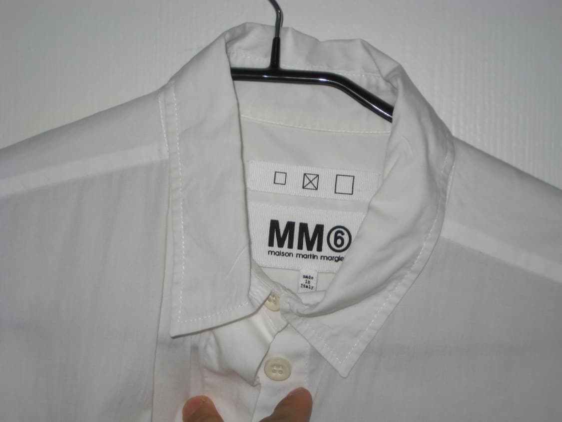 마르지엘라 MM6 화이트 셔츠 (on.120) 상품이미지1