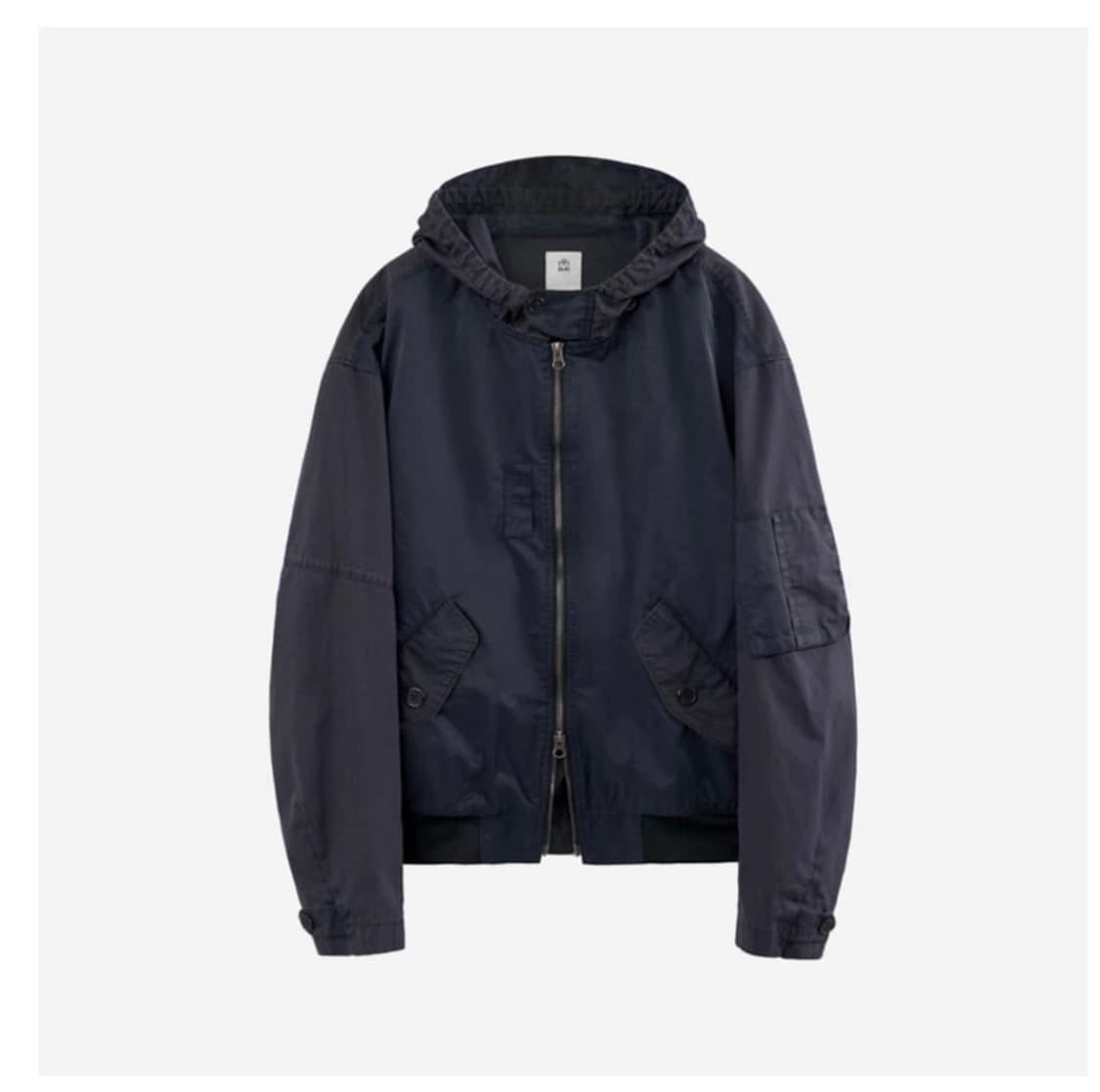 폴리테루 밀 블록 파카 3사이즈 상품이미지1