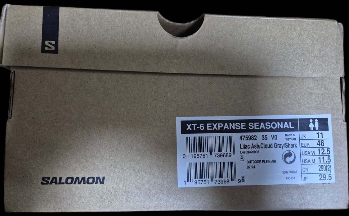 (새상품) 살로몬 XT-6 익스펜스 시즈널 라일락 상품이미지2