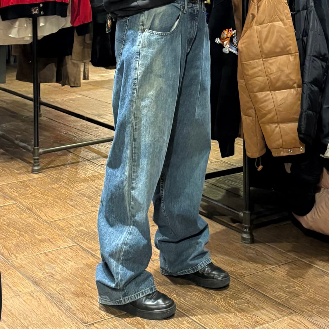 [HI] 타미힐피거 와이드 데님 팬츠 상품이미지4