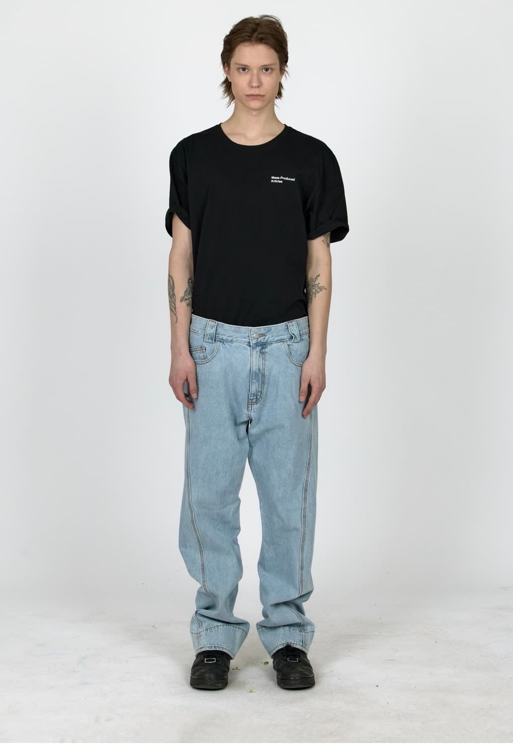 Plastic product MPa drift denim pants 상품이미지1