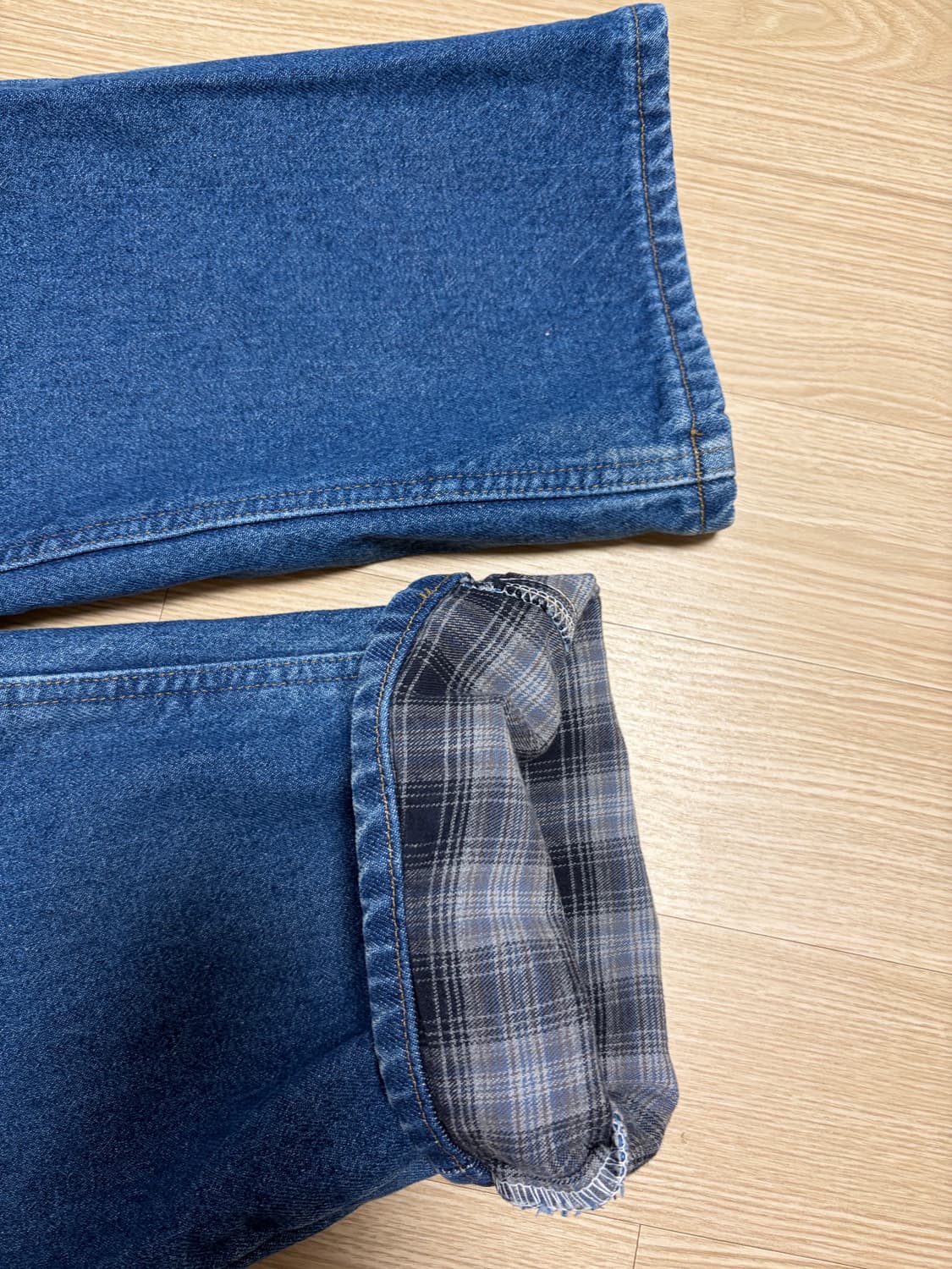 칼하트 빈티지 플란넬 안감 데님 상품이미지4