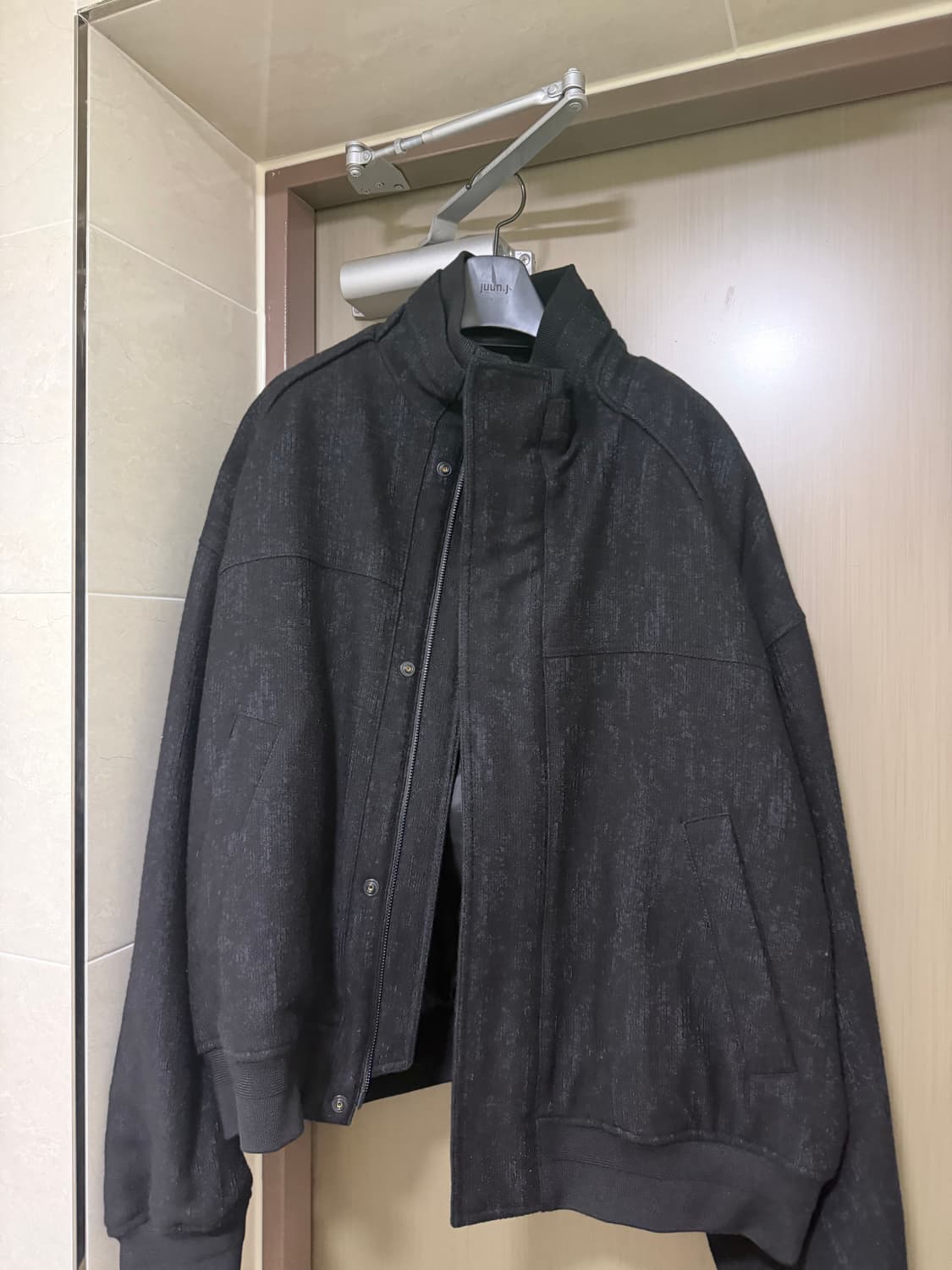 준지 자카드 블루종 판매합니다. 상품이미지1