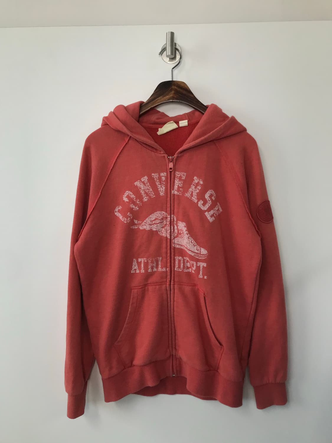 컨버스 y2k 와투케 빈티지 캐럿 후드집업 상품이미지2