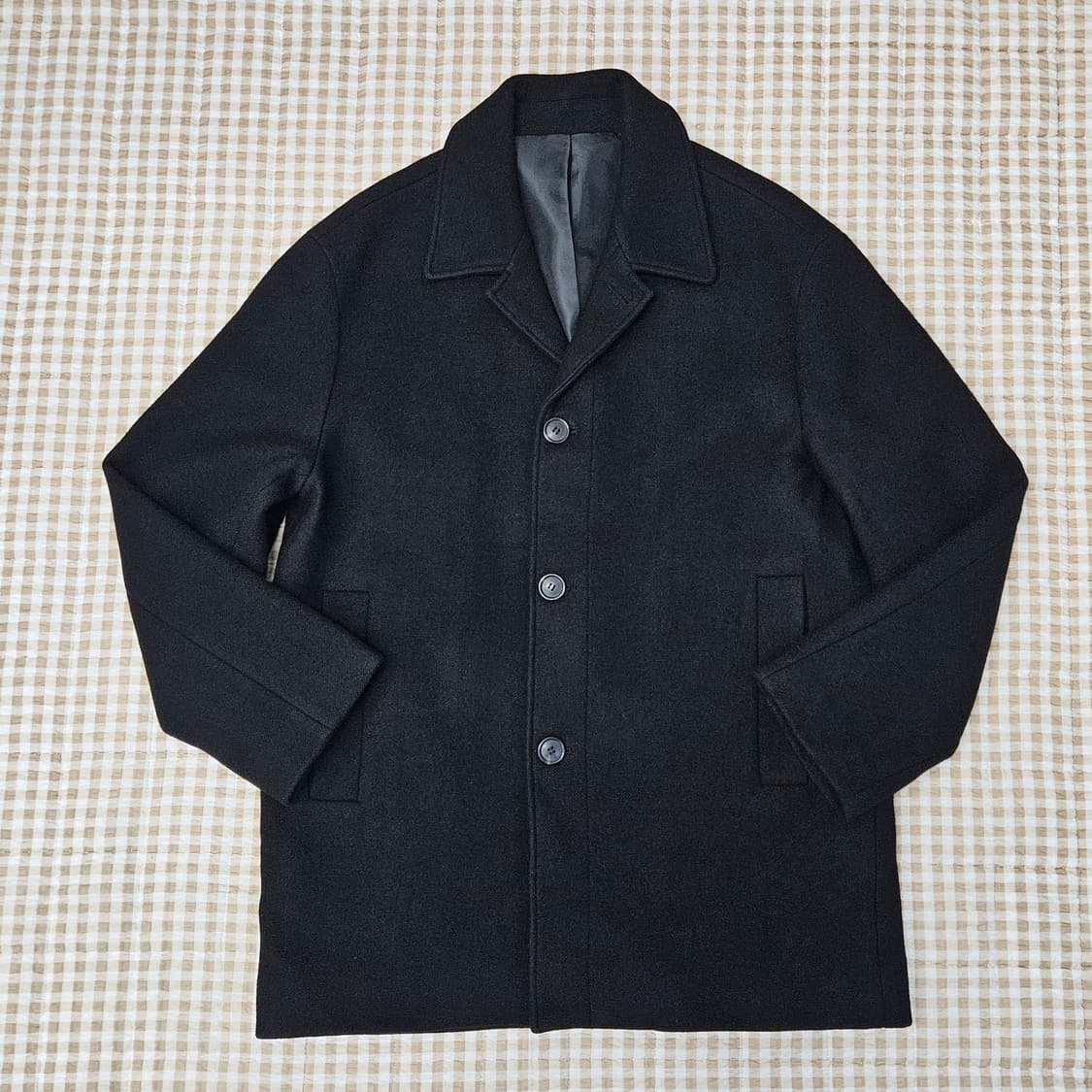 마인드브리지 브레시티드 오버핏 코트 남자100 상품이미지1