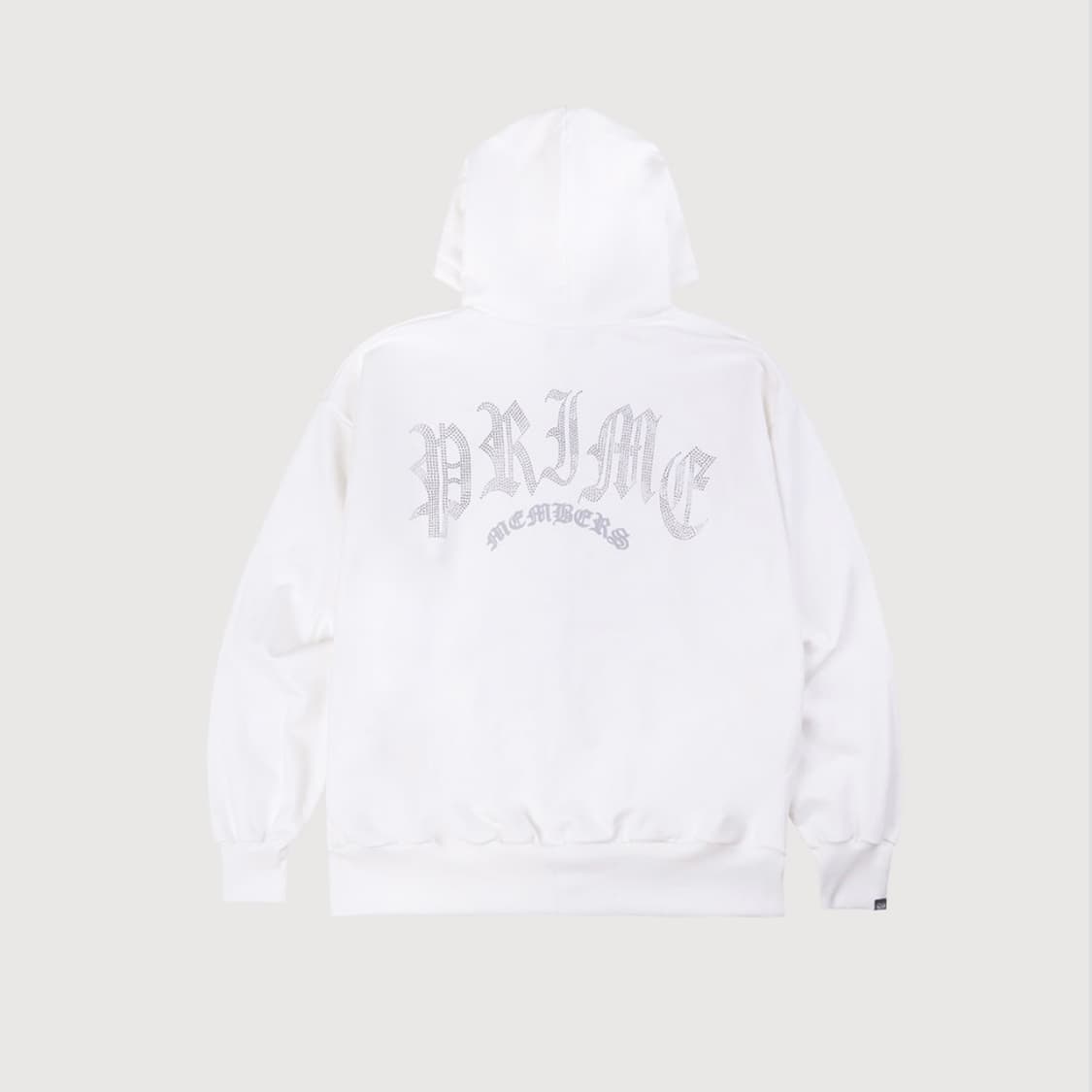 프라임멤버스 후드집업 Rhinestone Zip-Up White 상품이미지2