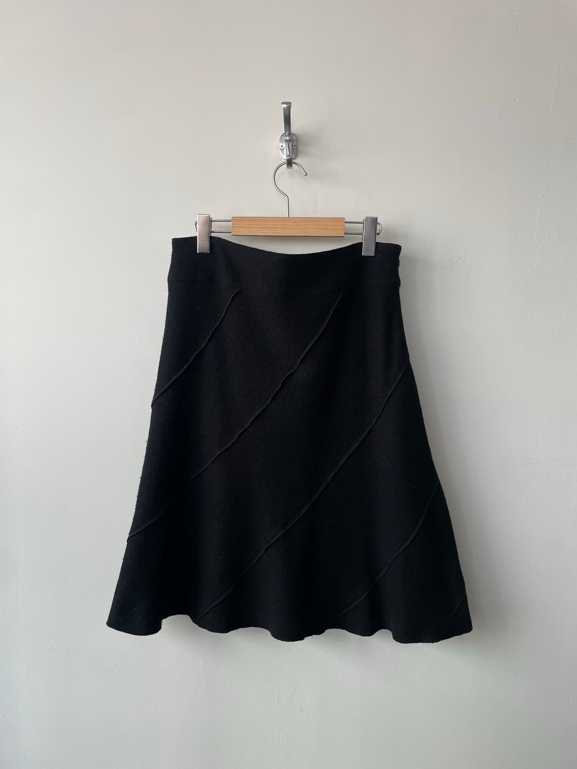 vintage boucle wool line long skirt 상품이미지5