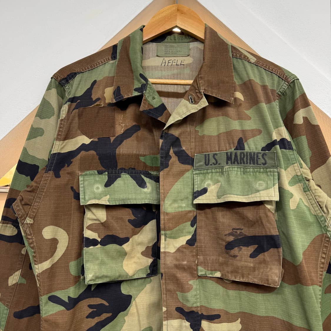 US Army 미 해병대 우드랜드 카모 셔츠 자켓 (S)   상품이미지2