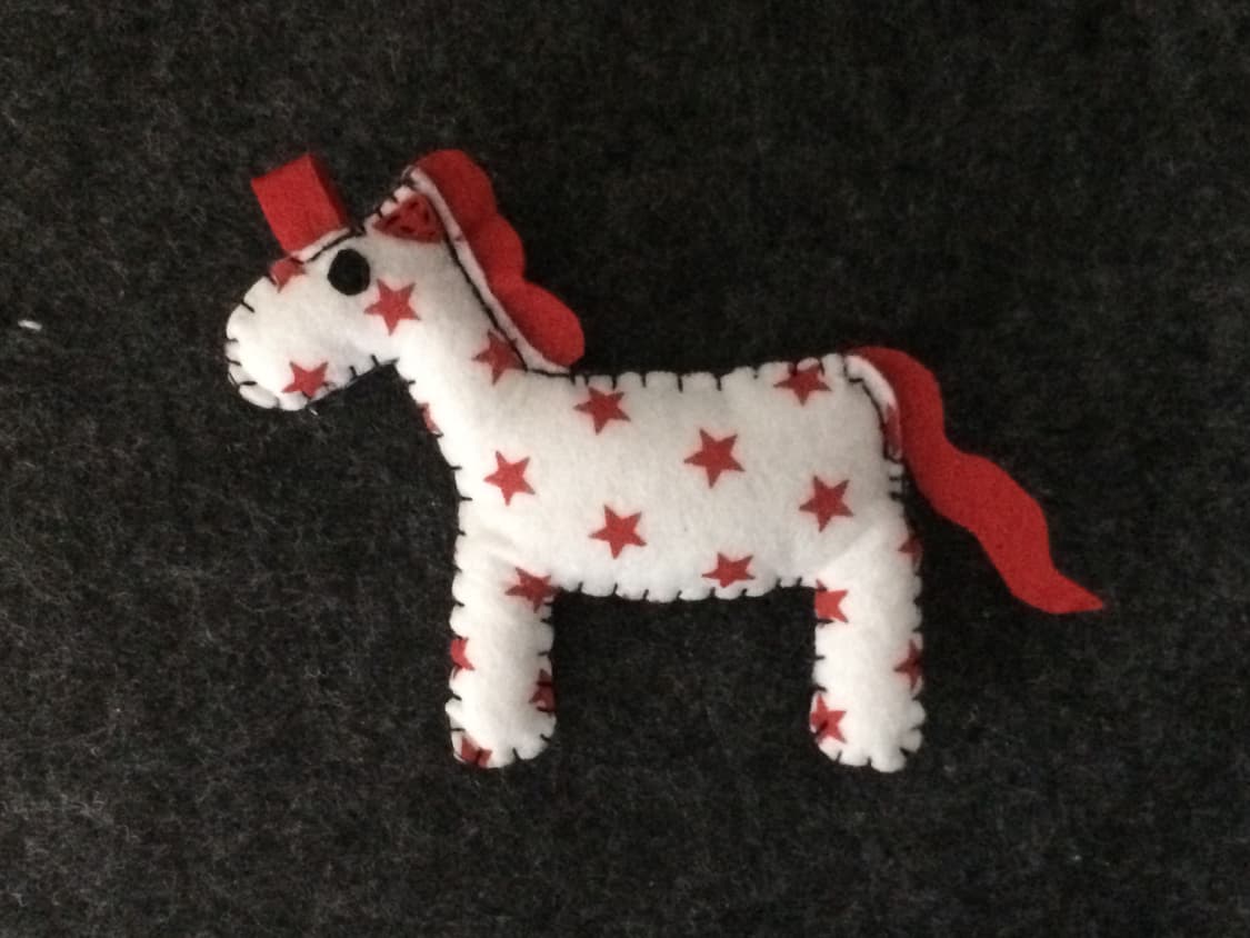 붉은 별 말 키링🐎 상품이미지1