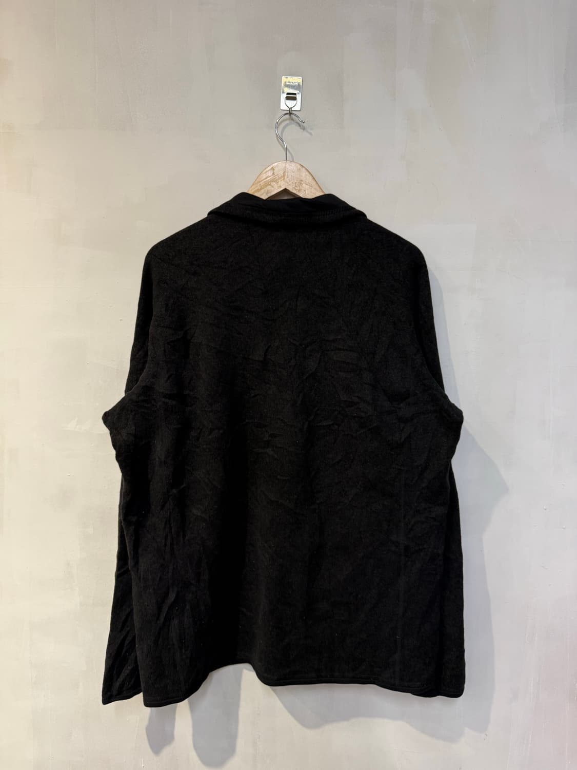 파타고니아 블랙 플리스 집업 상품이미지4