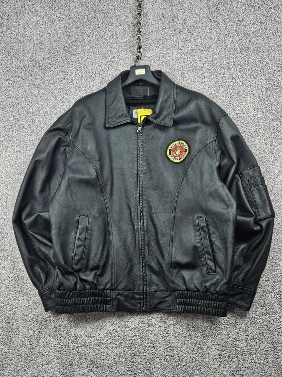 US MARINE 미 해병대 빈티지 레더 자켓 ( XL ) / 10186 상품이미지2