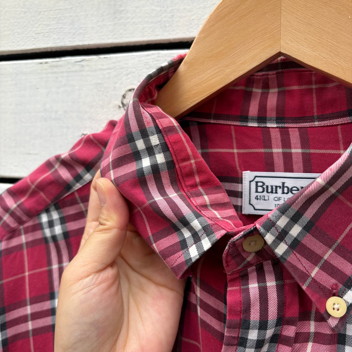 Burberry 90s 버버리 체크 셔츠 상품이미지4