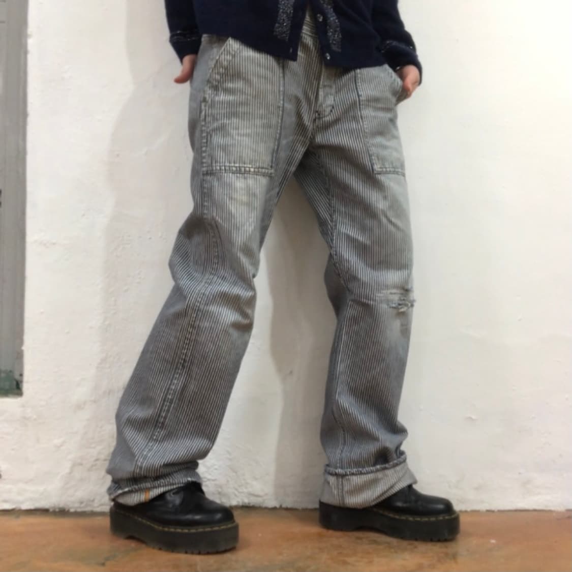 Japanese Brand 히코리 스트라이프 팬츠 / 40 사이즈 상품이미지4