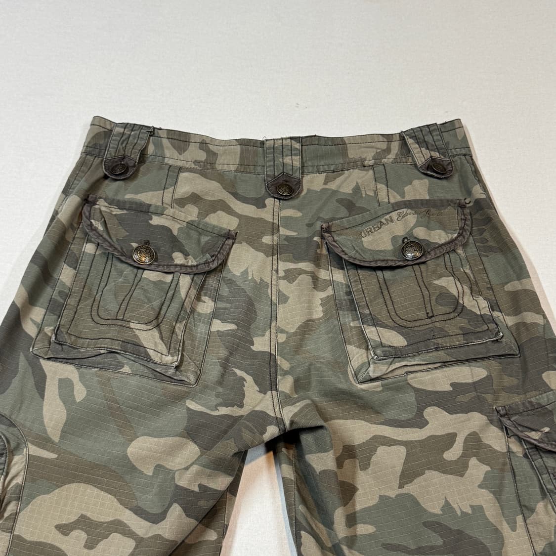 34inch) EDWIN 에드윈 카모 멀티포켓 카고팬츠 반바지 상품이미지5