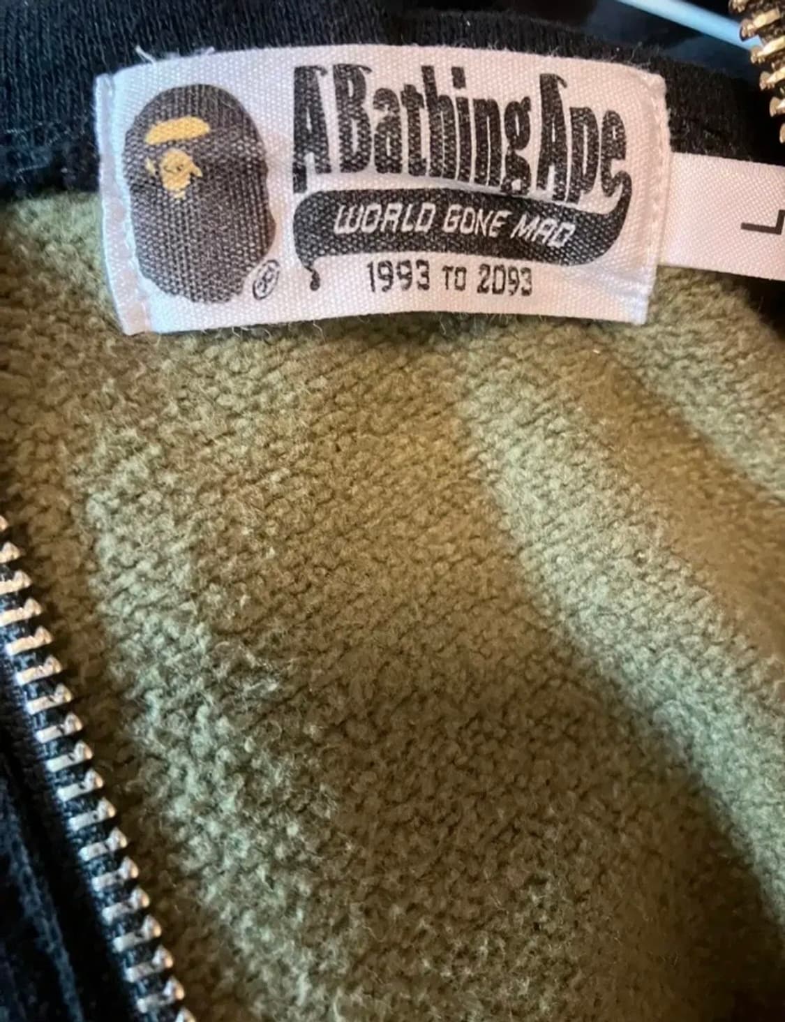 베이프 반집업 카모 샤크후드 정품 상품이미지5