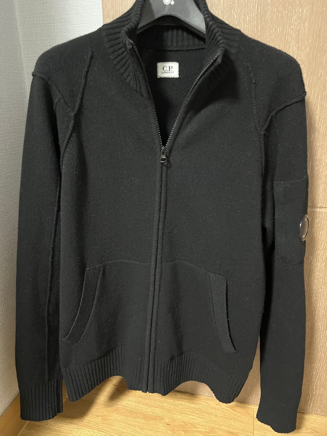 Cp컴퍼니 집업 가디건 블랙 상품이미지2