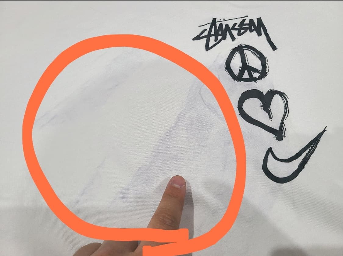나이키 스투시 반팔티 화이트 상품이미지3