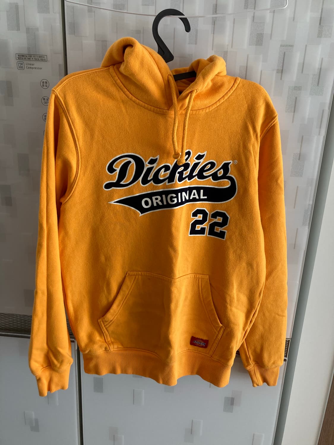 dickies 디키즈 S 옐로우 노랑 노란 후드 후드티 맨투맨 긴팔 긴팔 상품이미지1