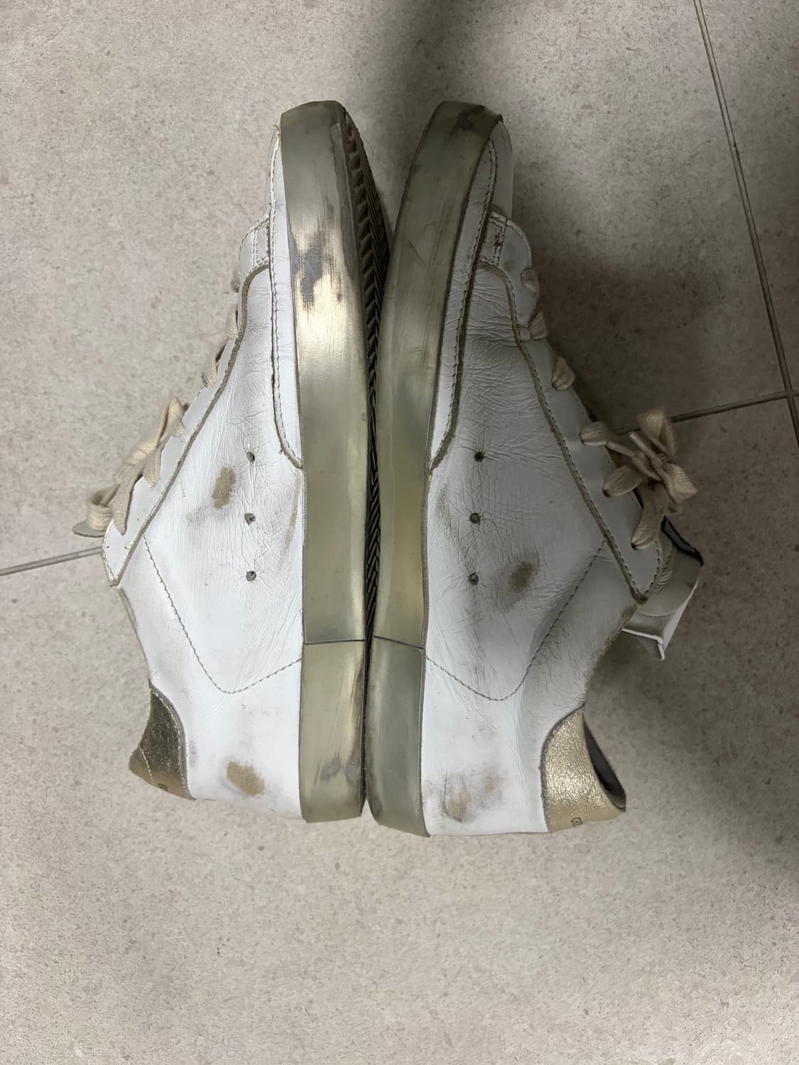 골든구스 화이트골드 스타 스니커즈 39(250~255) 상품이미지4