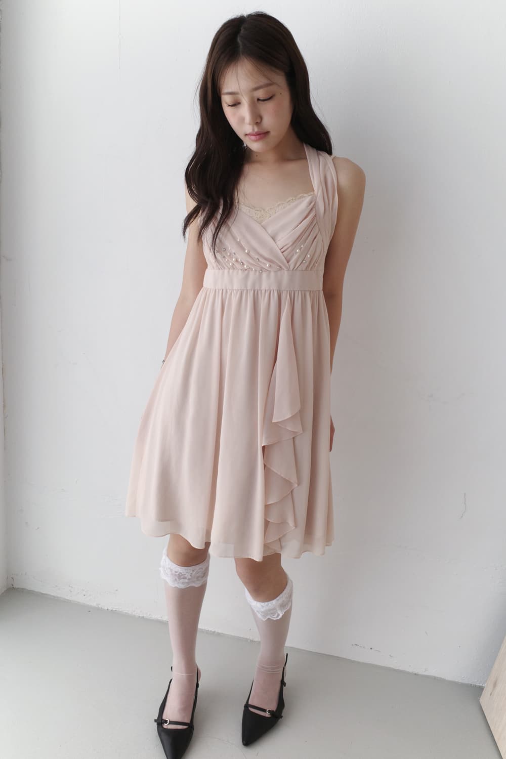 shirring frill dress 상품이미지1